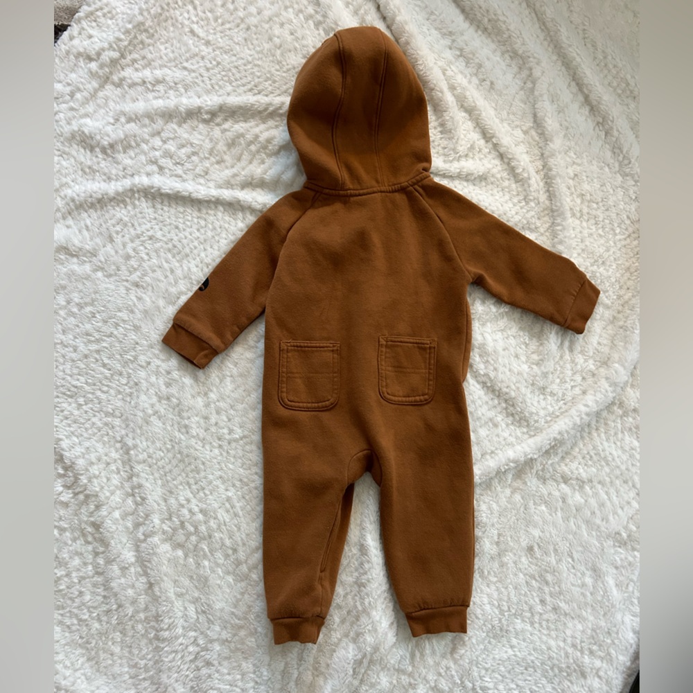 Carhartt Tan Half Zip Hoodie and Full Zip Sweat Outfit Bundle- 9 months - Picture 5 of 7